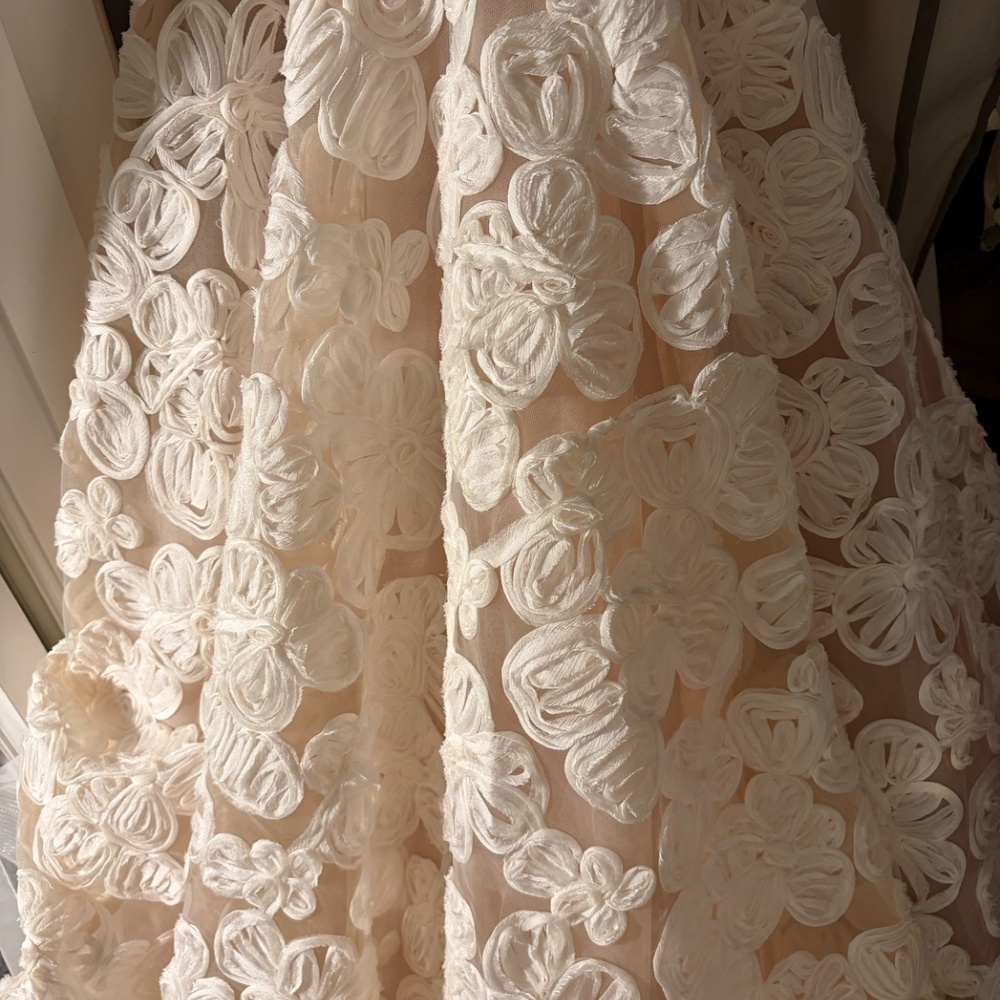 $850 NWOT Bronx and Banco Sabrina Lace Wedding Dress Midi - Picture 4 of 8